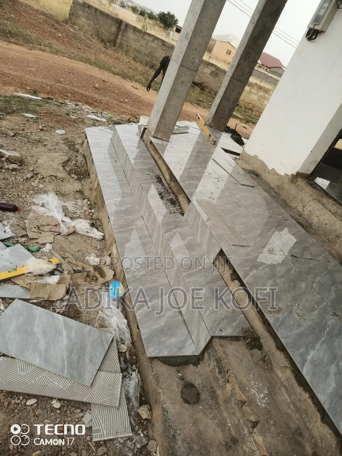 Tiles Workers Interior Design and Exterior Design