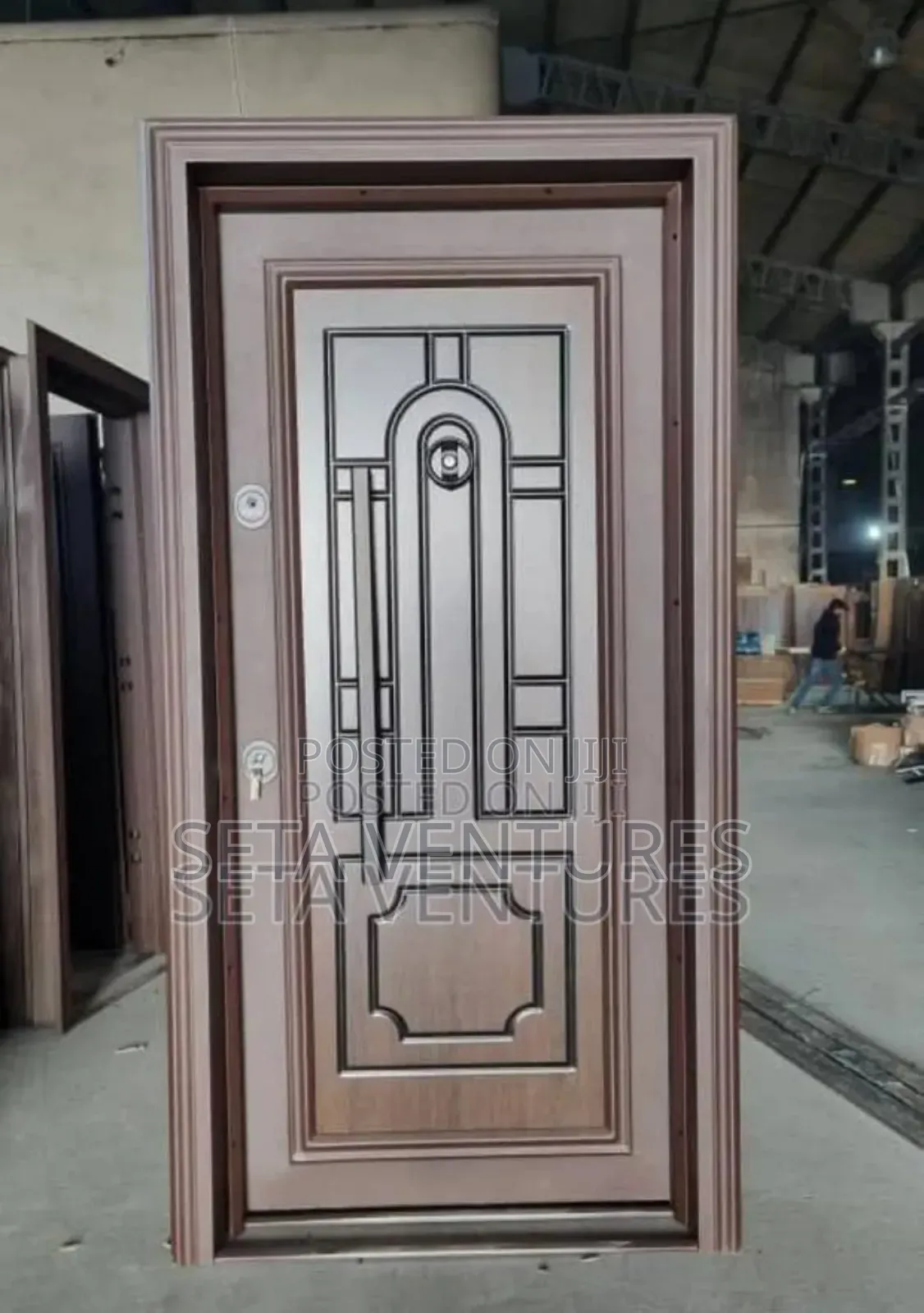 Special Heavy Brown Security Door