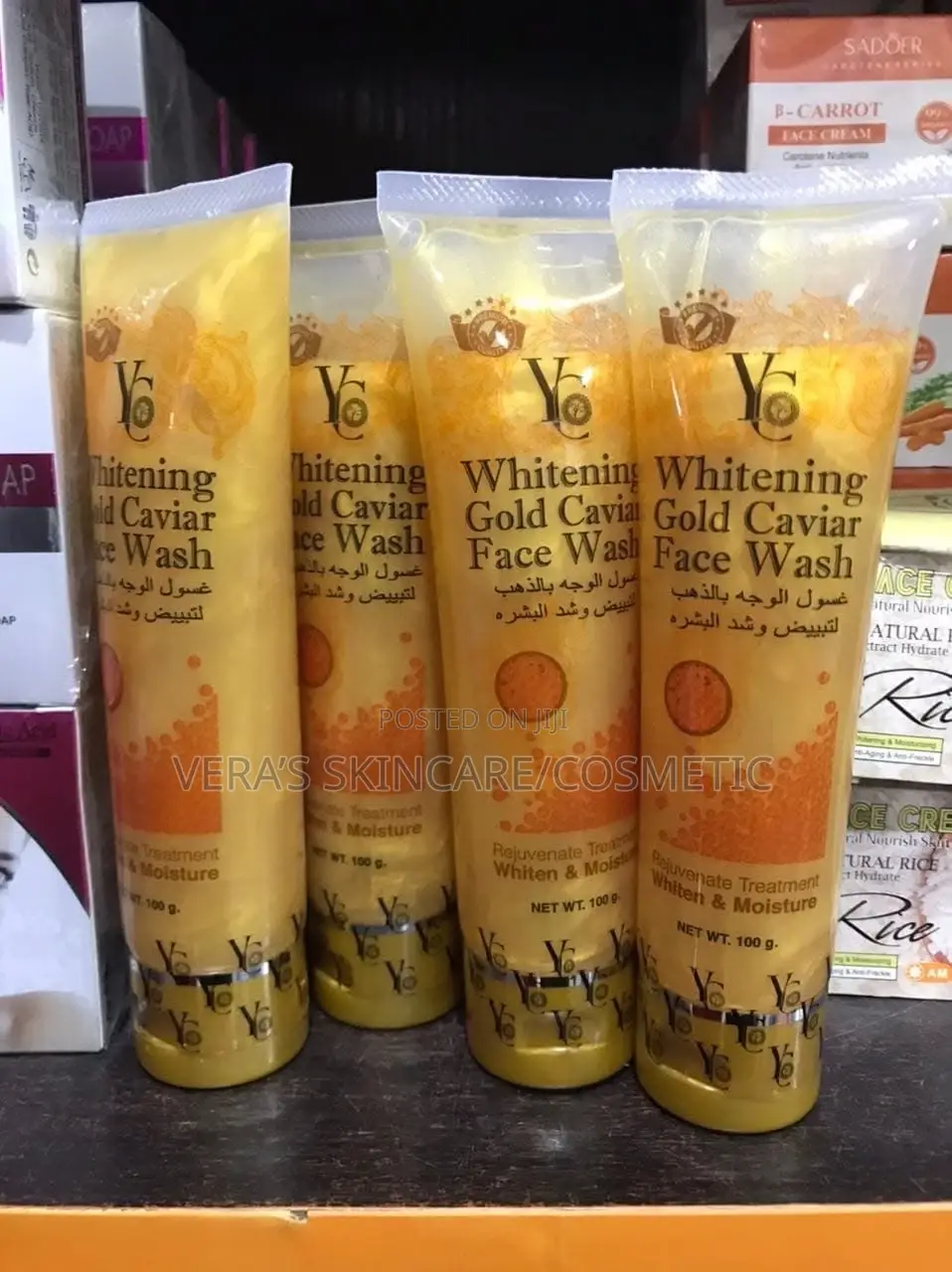 Yc Whitening Gold Caviar Face Wash