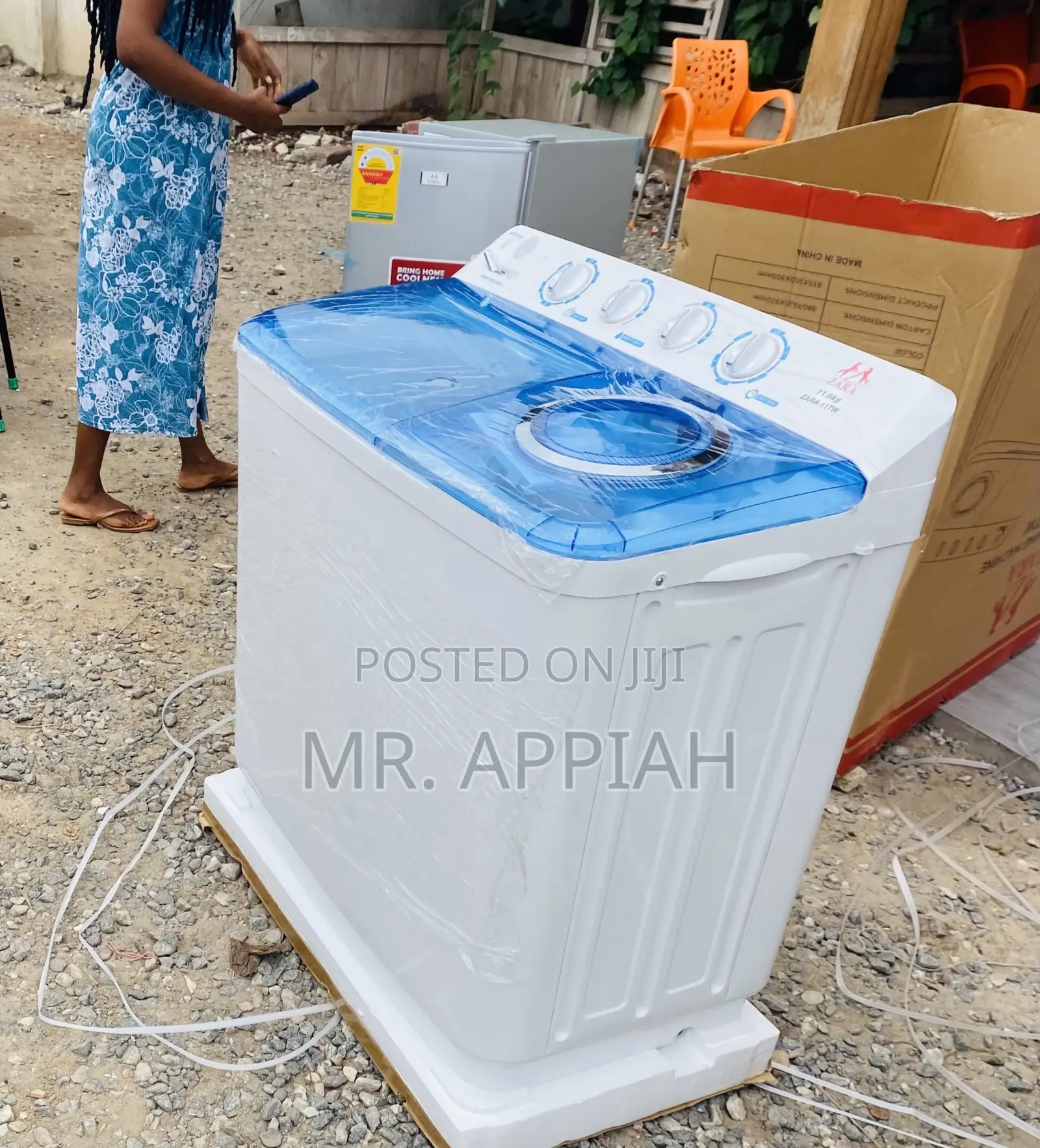Affordable Zara 11kg Wind Jet Dry Top Load Washing Machine.