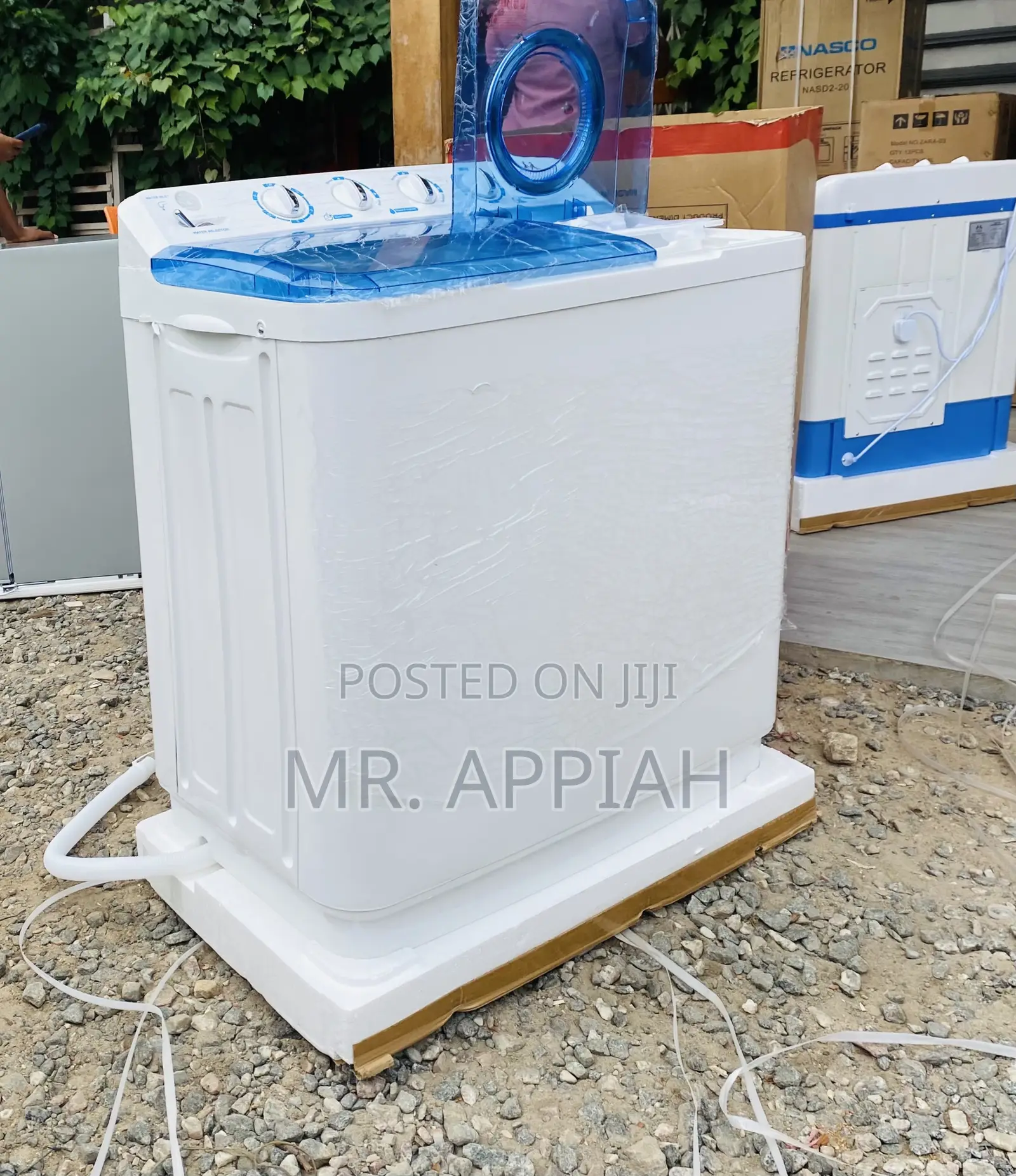 Program Selection Zara 11kg Semi-Auto Washing Machine.
