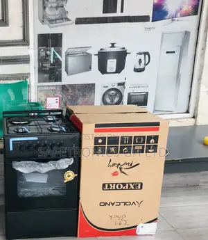 Get Valuable 3 Gas 1 Electric Black Volcano Oven 50/50