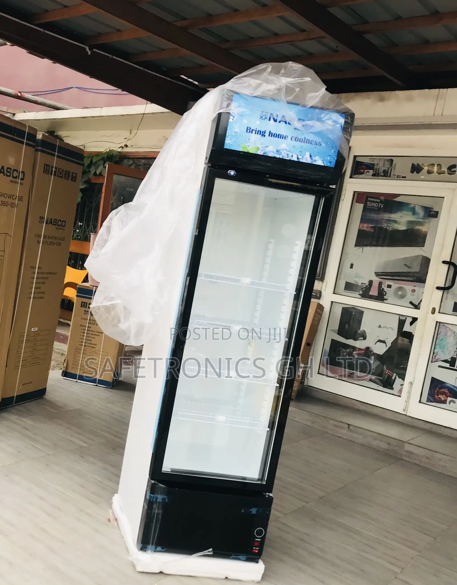 Unique Lastest Singledoor Nasco Display Nasfl360 Fridge