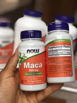 Now Maca 500mg 100 Capsules