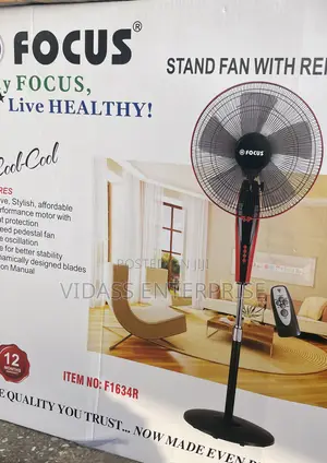Focus Remote 16” Standing Fan