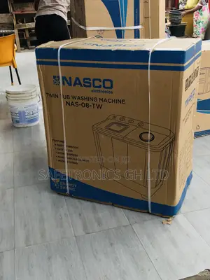 (Red/White) Nasco Topload Twintub Semiauto 8.0kg Washer