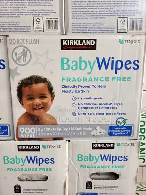Kirkland Baby Wipes Fragrance Free 900wipes (9*100 Flip Top)