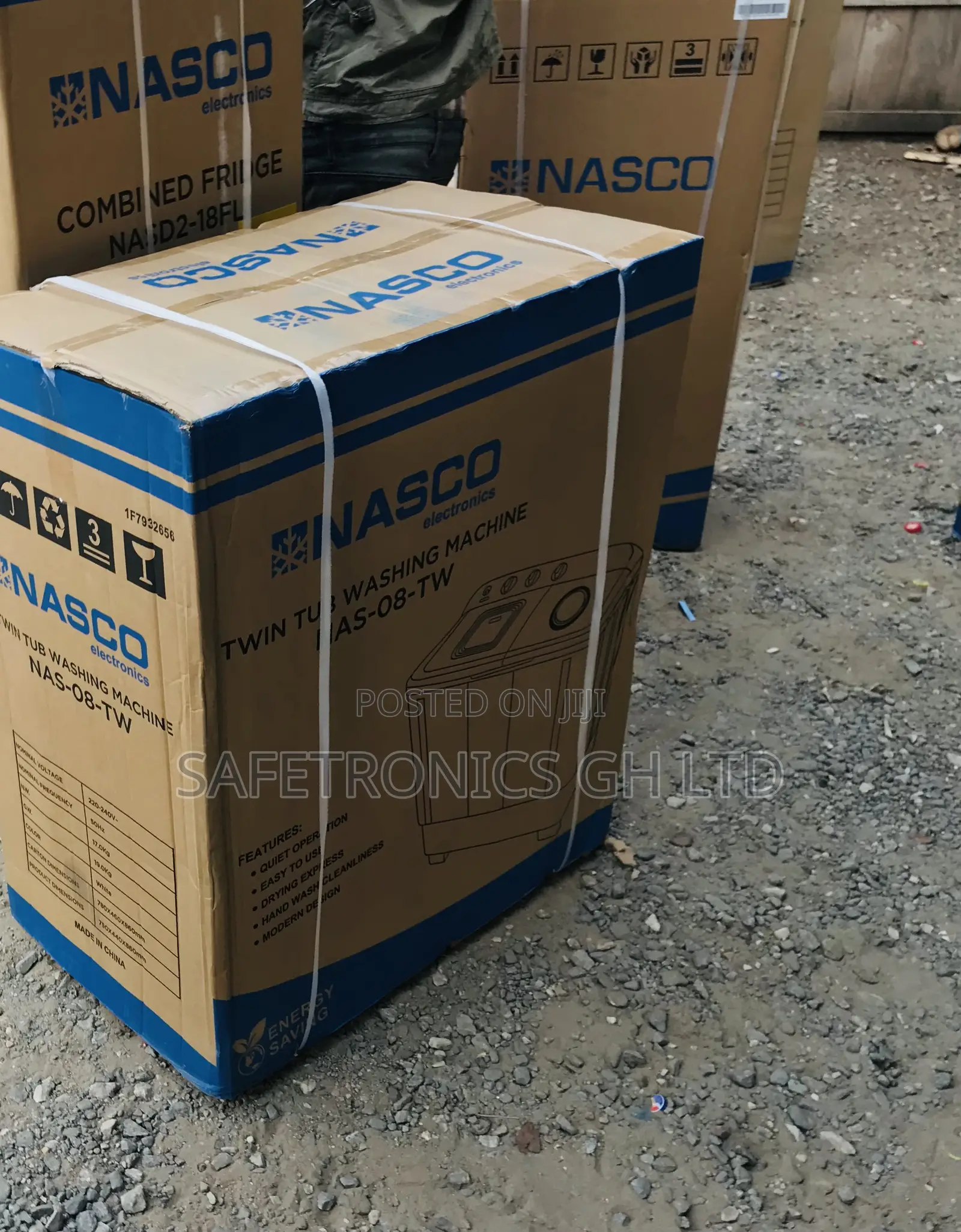 Nasco Water Timer 8.0kg Topload Semiauto Washingmachine