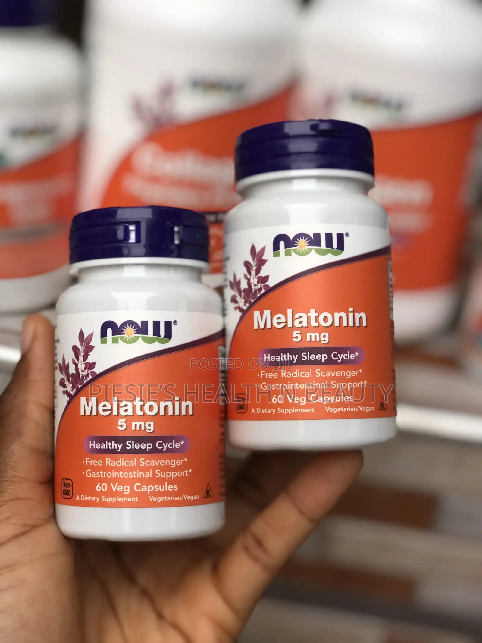 Now Melatonin 5mg 60 Capsules