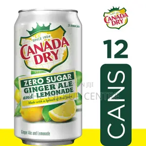 Canada Dry Zero Sugar Ginger Ale and Lemonade 12 Pack Cans