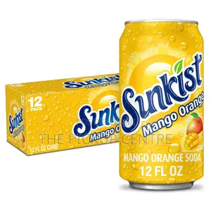 Sunkist Mango Orange Soda, 12 Oz Cans, 12 Pack