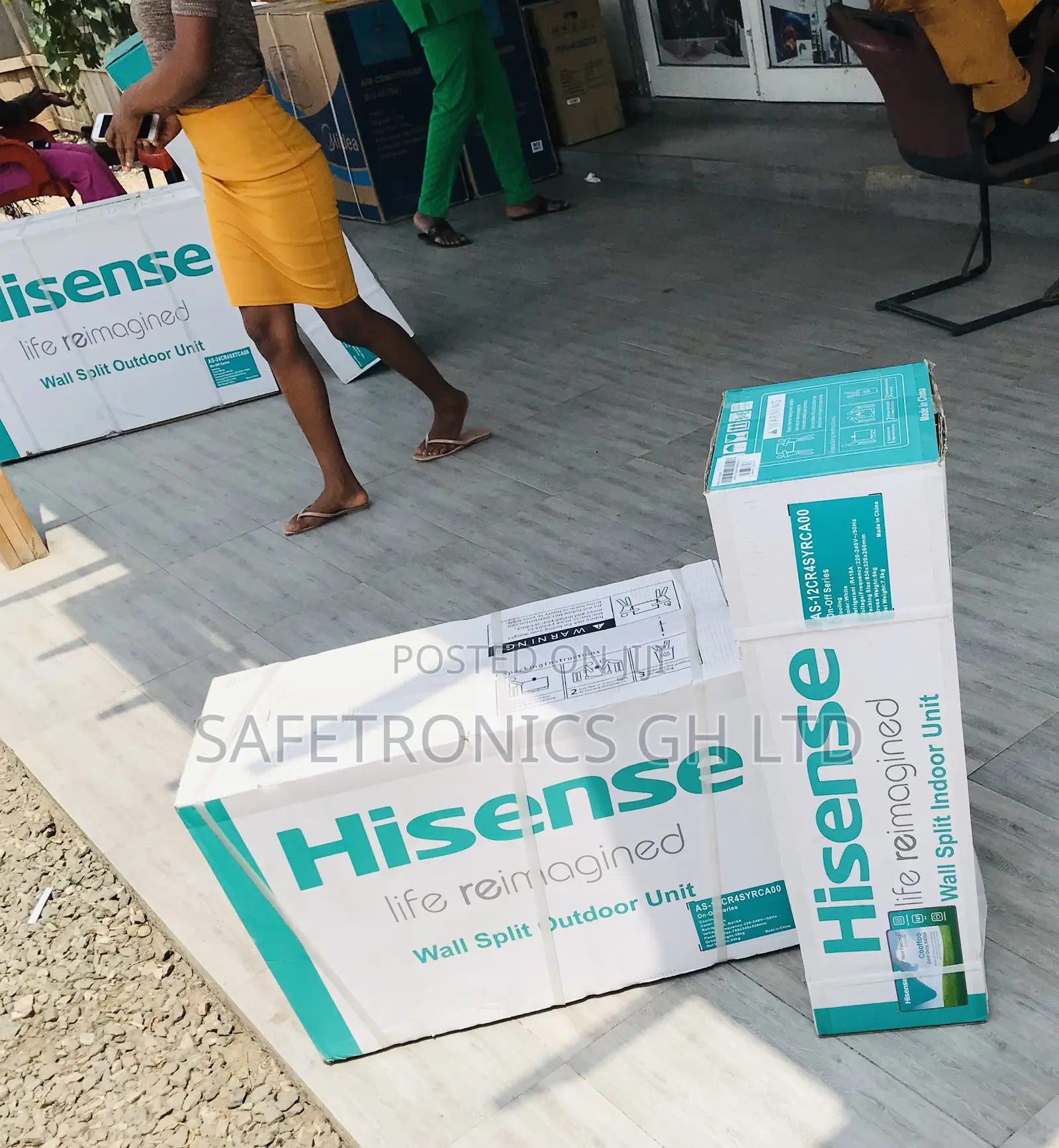 White Hisense 1.5 Hp Split R410a Non-Inverter Ac