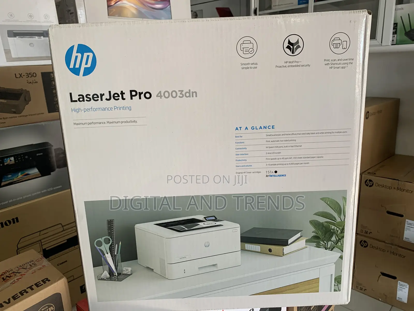 Hp Laserjet Pro 4003dn /Duplex/Network Printer