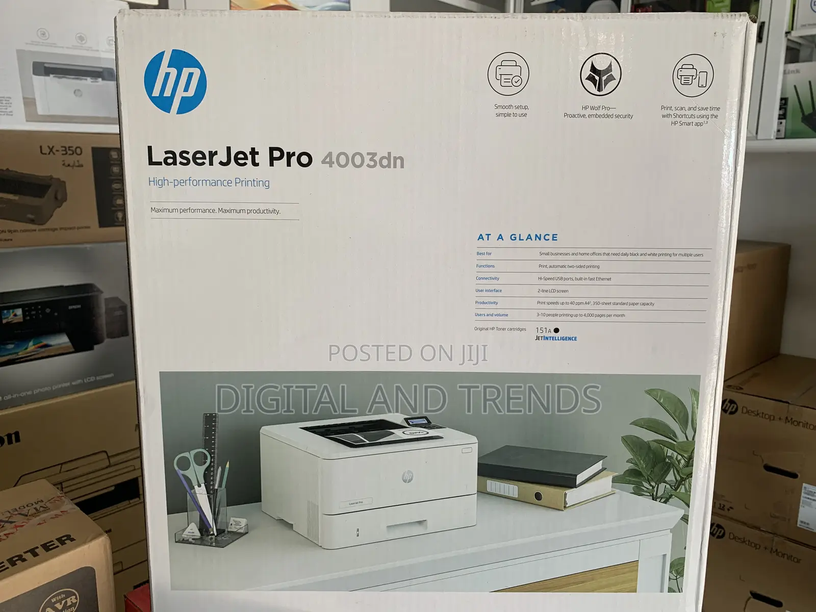 Hp Laserjet Pro 4003dn /Duplex/Network Printer