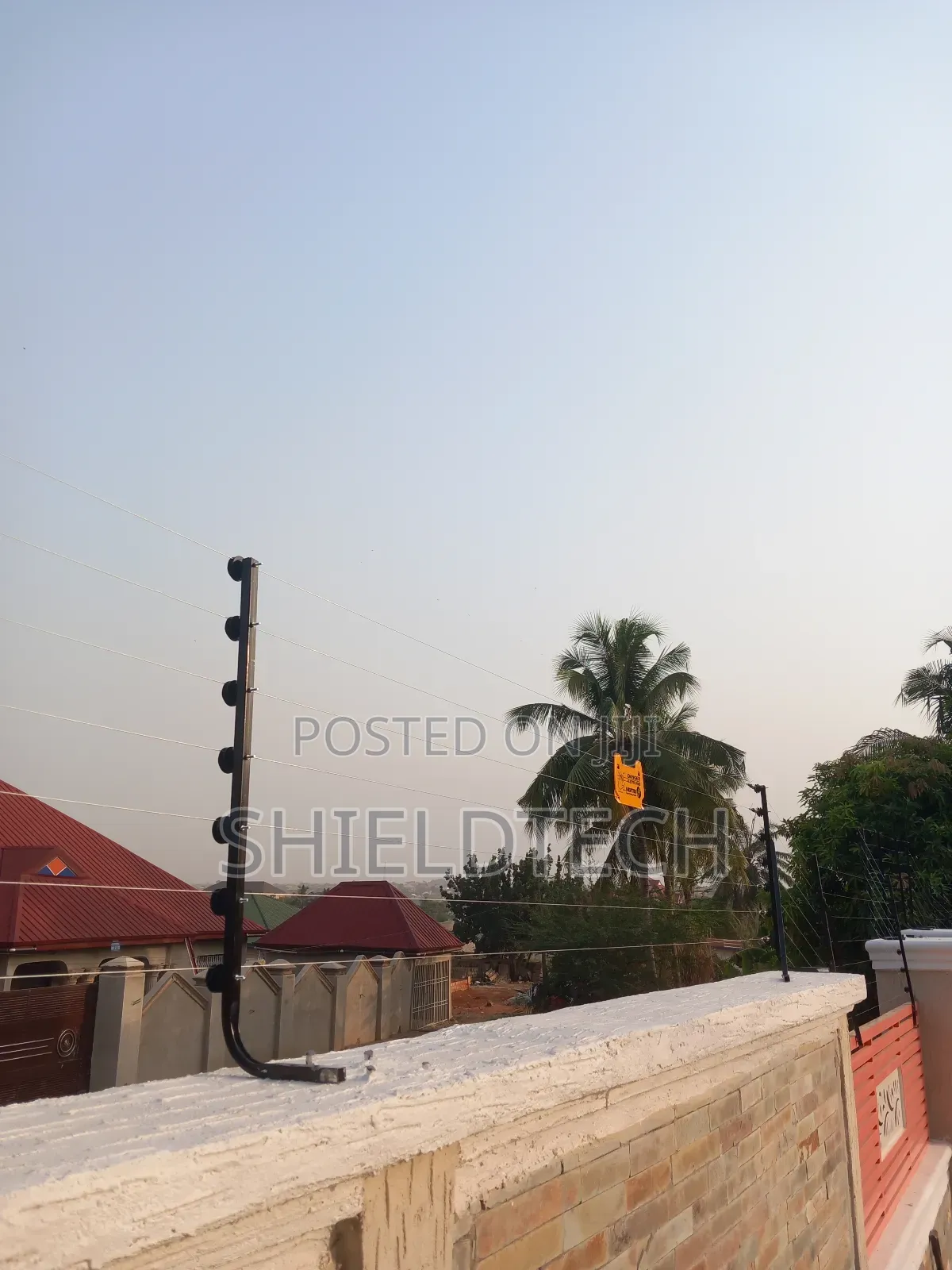 Electric Security Fence Installation