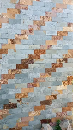 Brown Design Cut Stone | Wall Cladding | Decorative Stone Laying