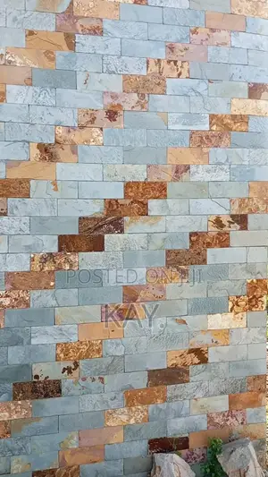 Brown Design Cut Stone | Wall Cladding | Decorative Stone Laying