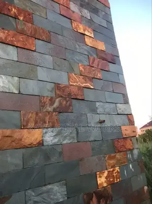 Brown Design Cut Stone | Wall Cladding | Decorative Stone Laying