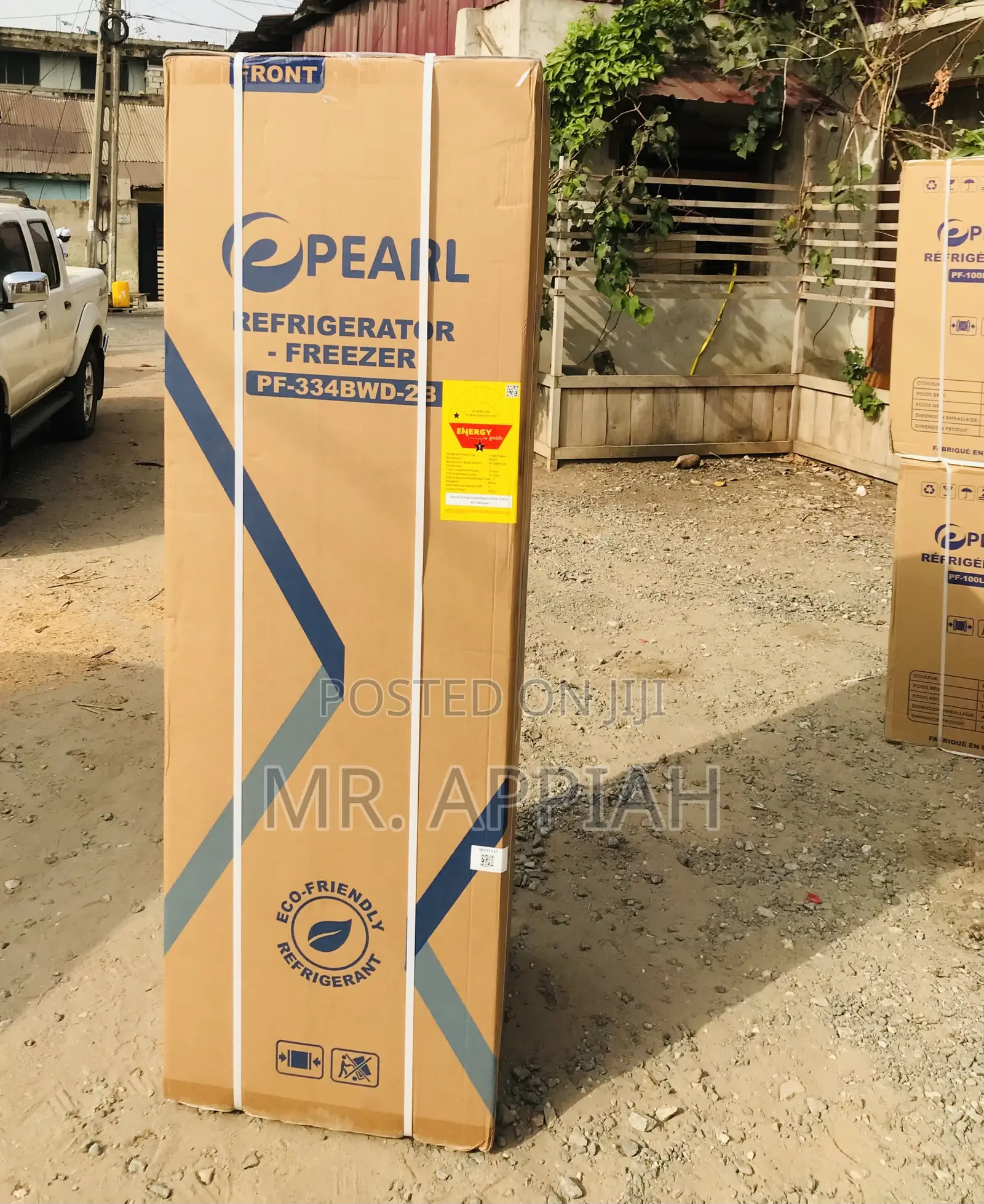 Quiet and Efficient Pearl Pf-334bwd-2b 251l 2 Door Fridge.