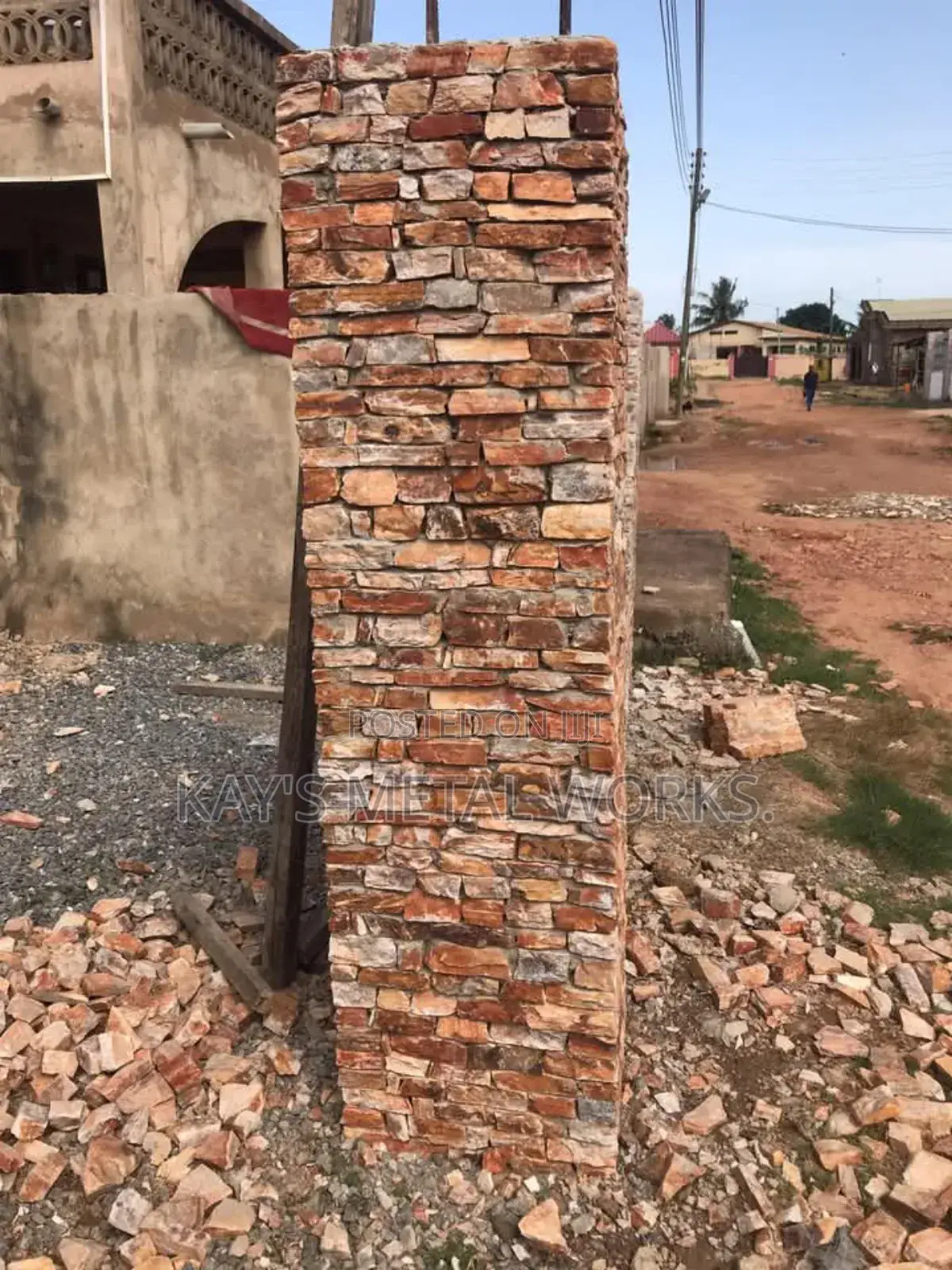 Man Cut Shells Stone