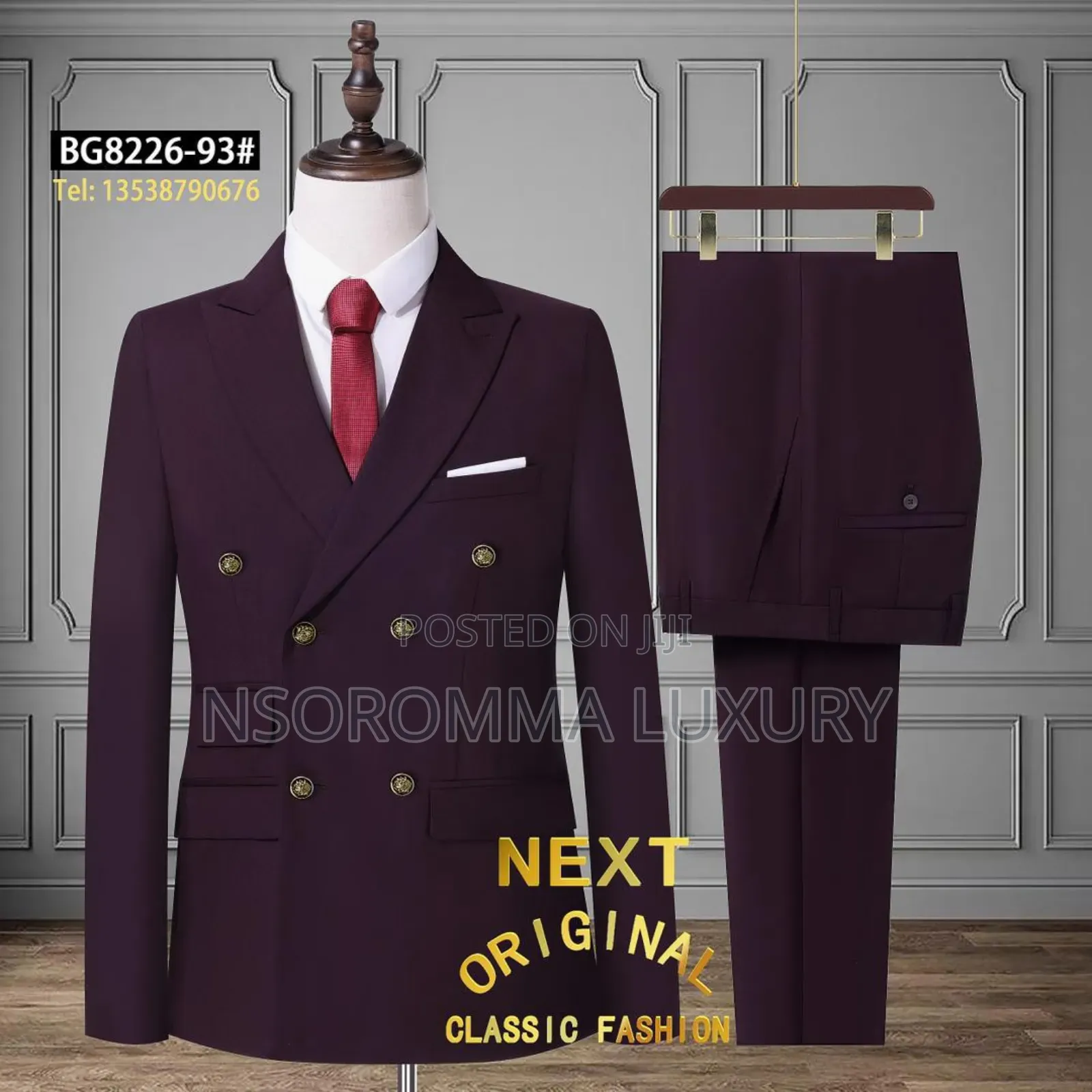 Double Breasted Suits Available Range From