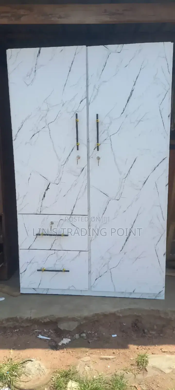 2 in 1 Wardrobe White