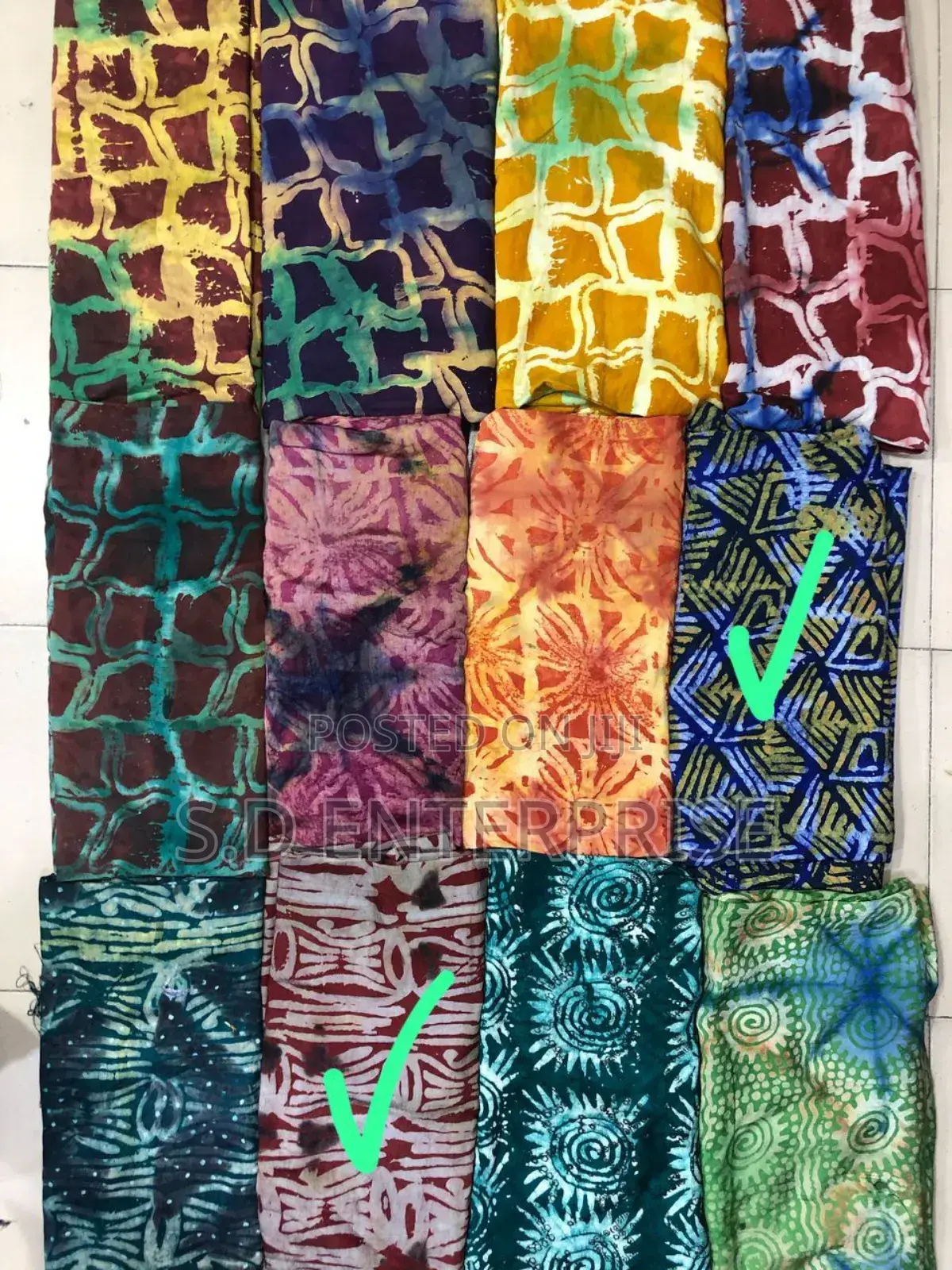Adire Crepe Fabrics