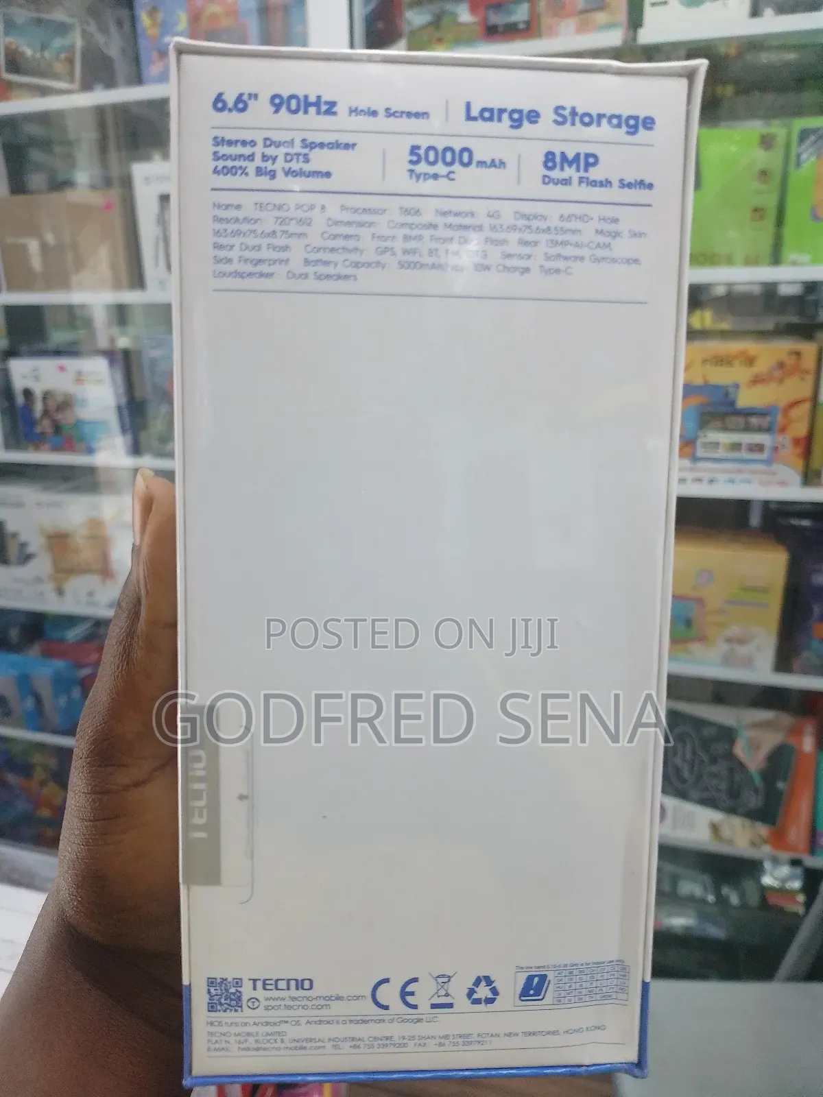 New Tecno Pop 8 64 GB