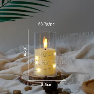 2pcs Candle Light (5ich Led Rechargeable Type C)