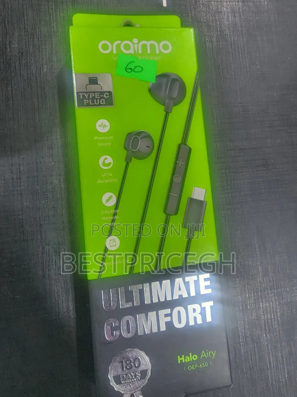 Oraimo Halo Airy Wired Headphones