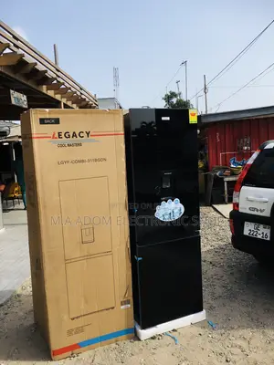 2 Stars Rated Black 309 Litres Legacy Fridge