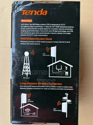 Tenda Os3 Wireless 5km PTP Cpe 12dbi Access Point Outdoor