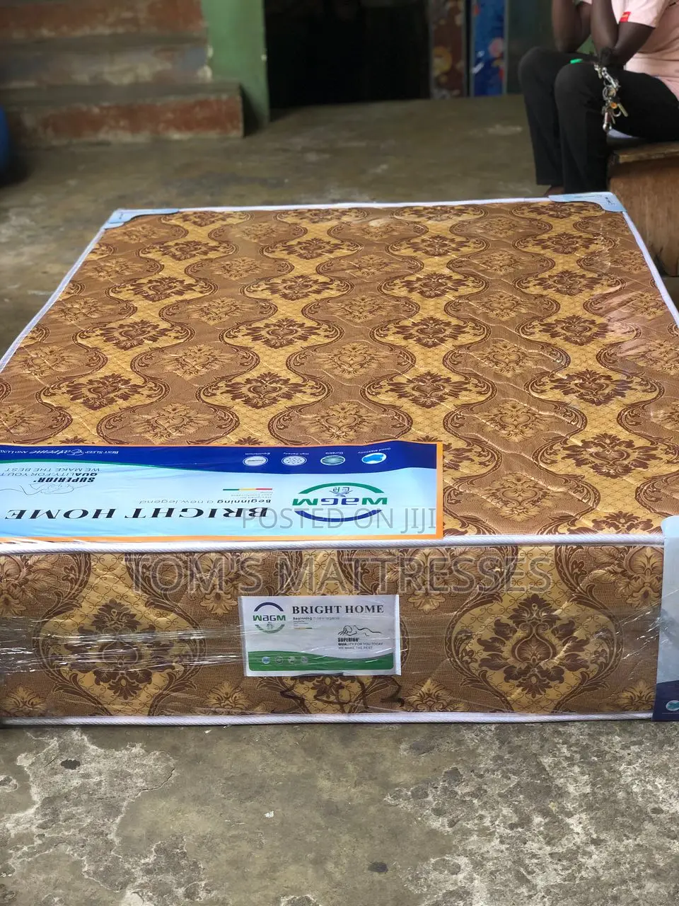 12 Inches Orthopedic Raw Double Mattress