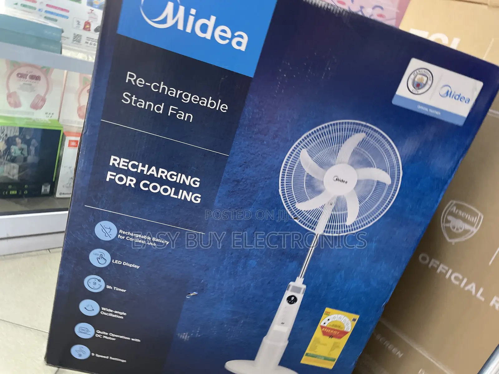 Nineth Hour 9 Midea Rechargeable Standing Fan