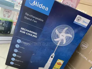 18” Led Display Rechargeable Standing Fan