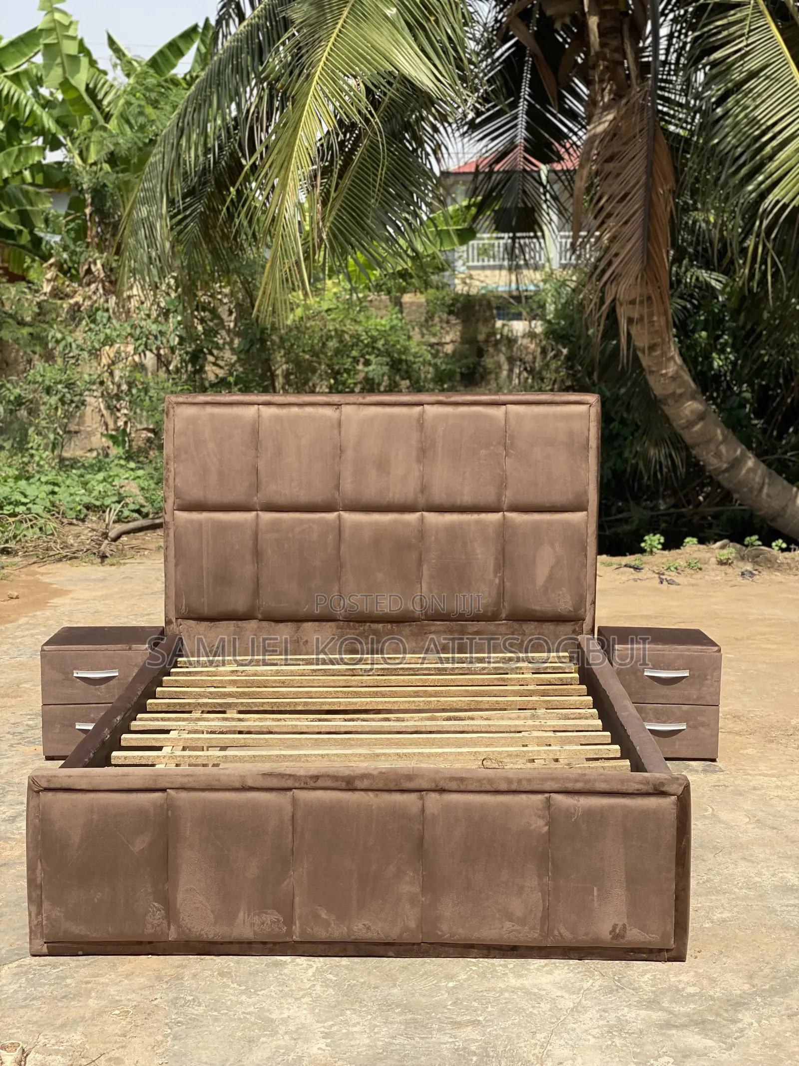 Simple Double Bed Frame With Drawers