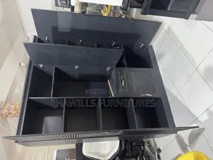 3-1 Wooden Black Wardrobe