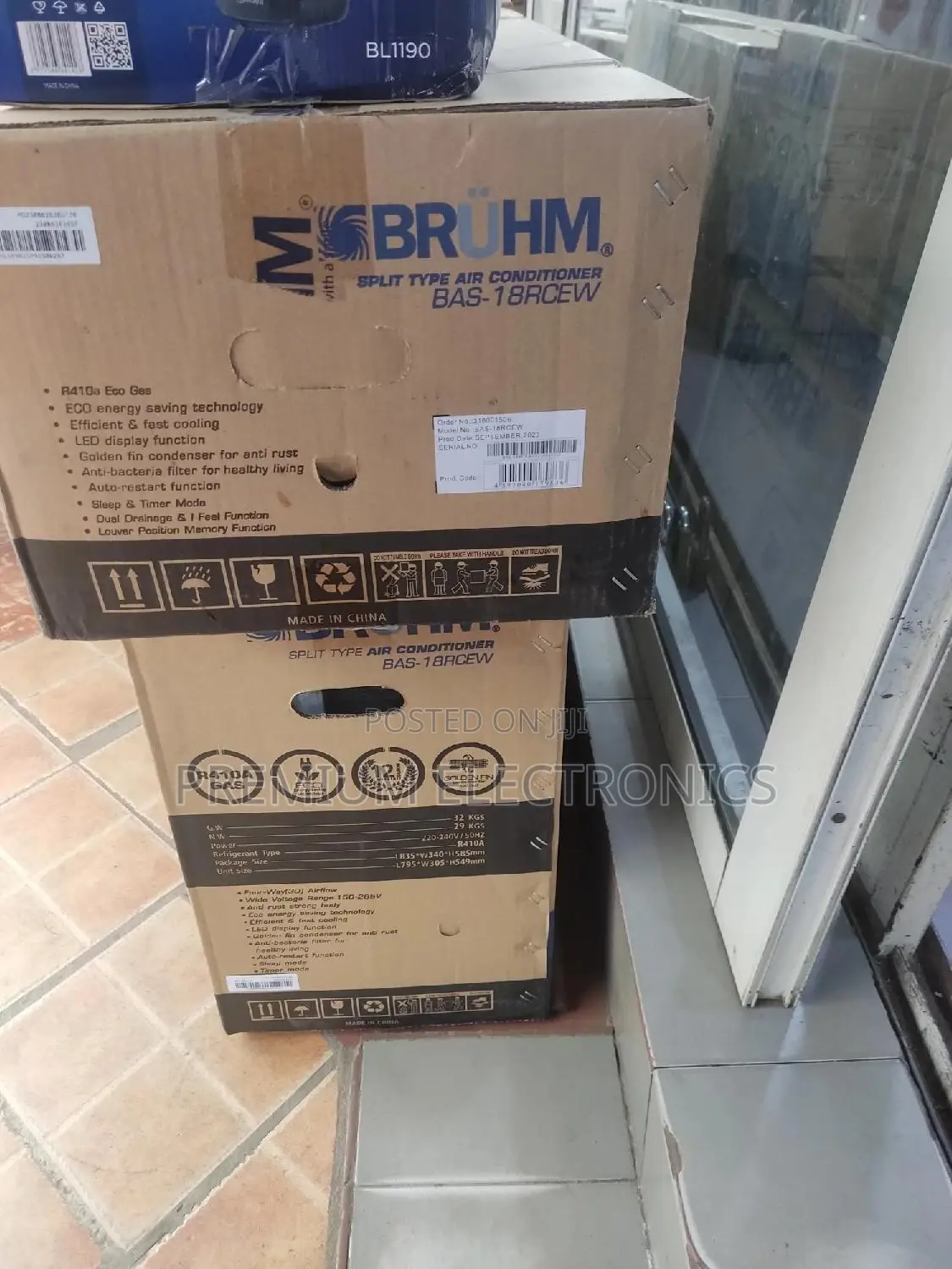 Bruhm High Grade 2.0hp Split Ac R410bas-18rcew