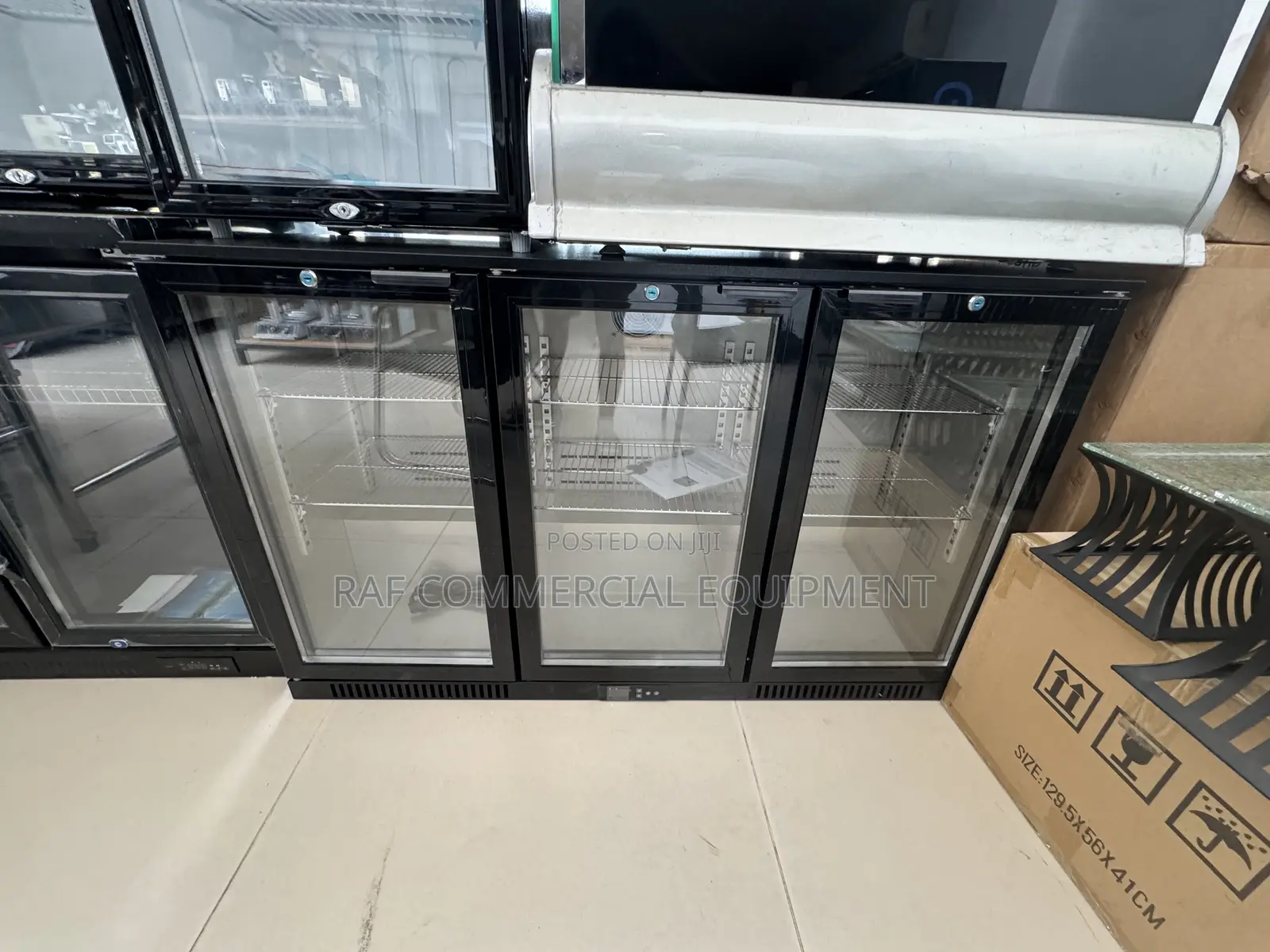 Tripple Door Underbar Tabletop Fridge