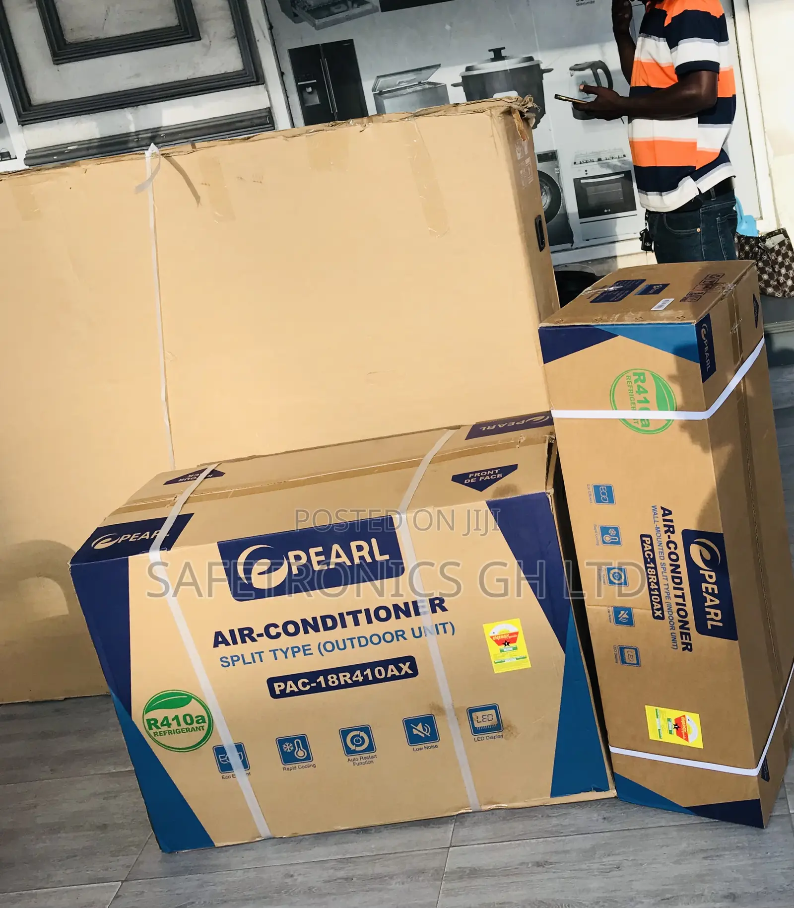 Pearl High Density R410a White Split 1.5 Horse Power Ac