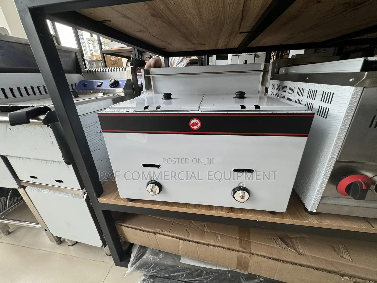 Double Fryer Gas Tabletop 16l