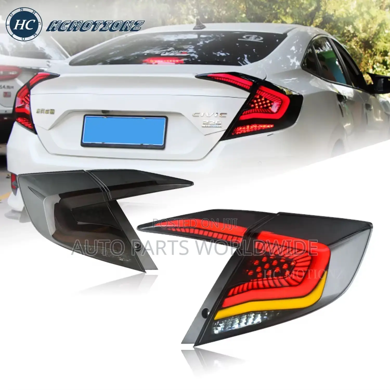 Honda Civic Led Tail Lights 2016-2021