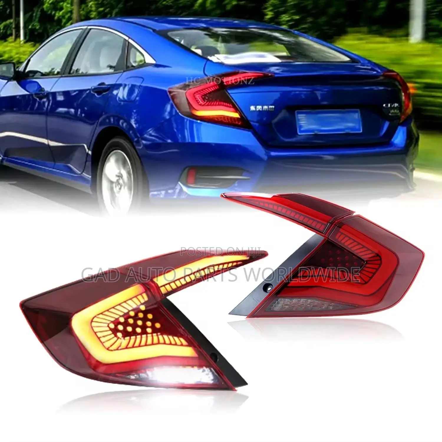Honda Civic Led Tail Lights 2016-2021