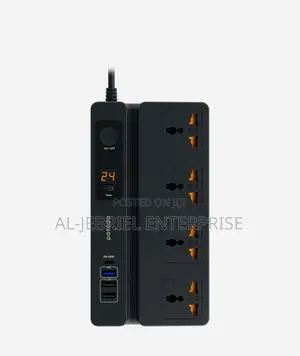 Porodo 4 Ac 3 Usb Usb-C Pd 35w Multiport Socket 3m 3000w