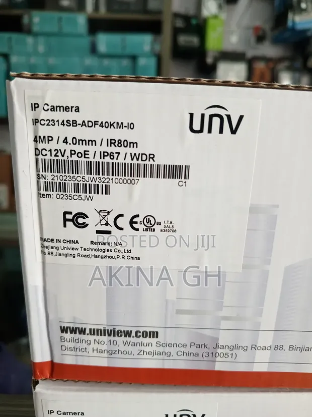 Uniview Unv 4mp Hd Intelligent 80m Ir 4mm Bullet Ip Camera 2