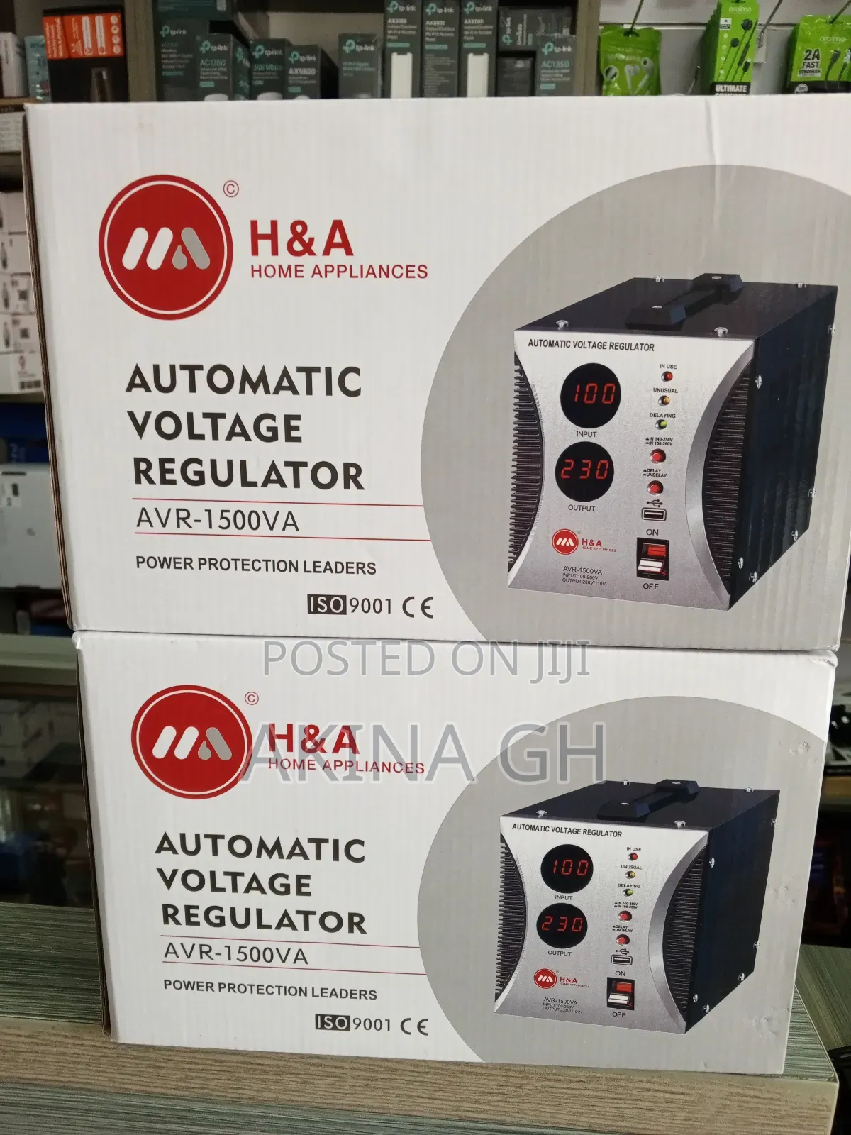 H a Automatic Voltage Regulator 1500va Stabilizer