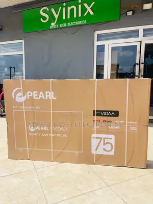 2025 New Pearl 75” Andriod Smart Satellite Tv