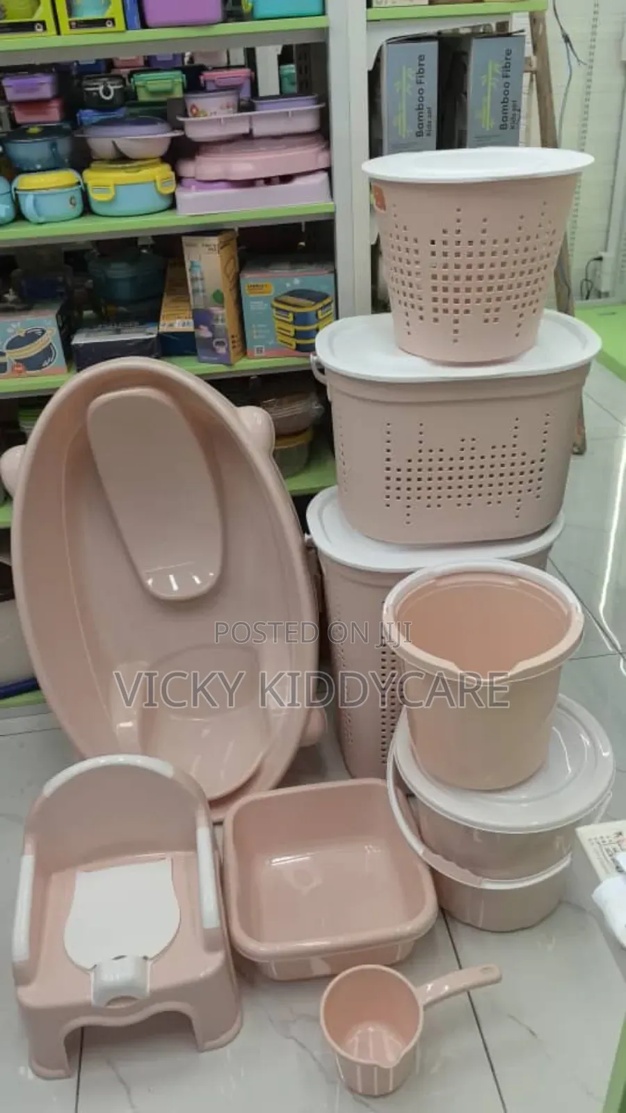 Baby Bath Set With Laundry Basket