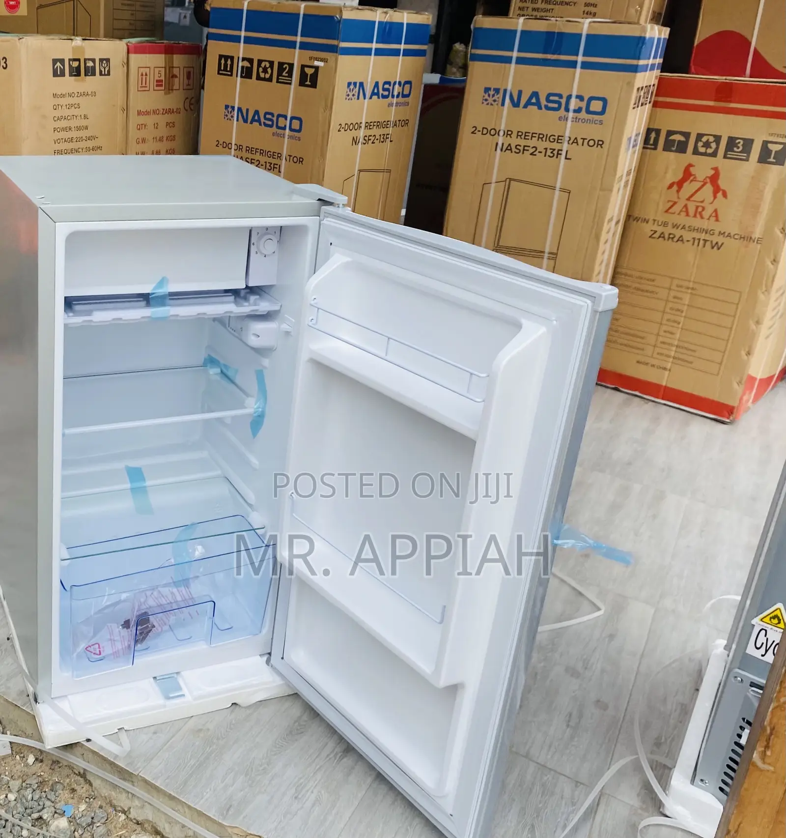 New Pearl Single Door Table Top Fridge(Silver)