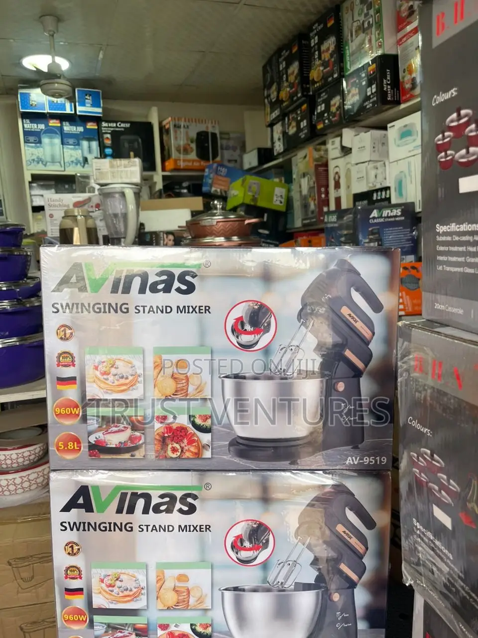 Avinas Cake Stand Mixer 5.8l